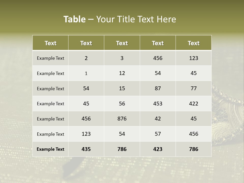 A Silver Mask On A Green Background With A Black Ribbon PowerPoint Template