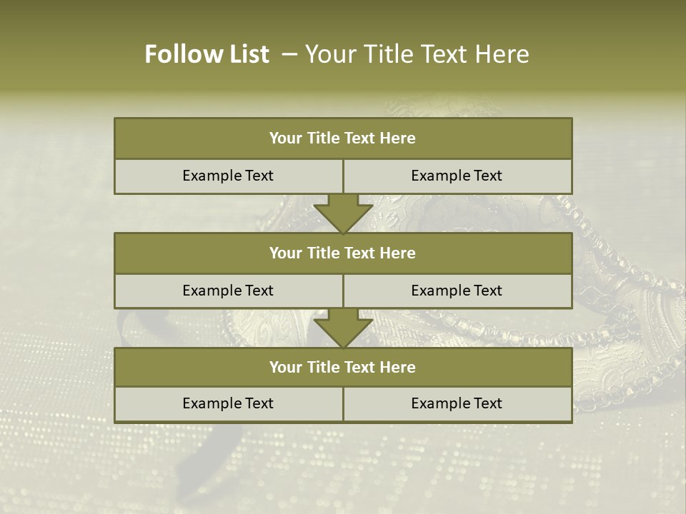 A Silver Mask On A Green Background With A Black Ribbon PowerPoint Template