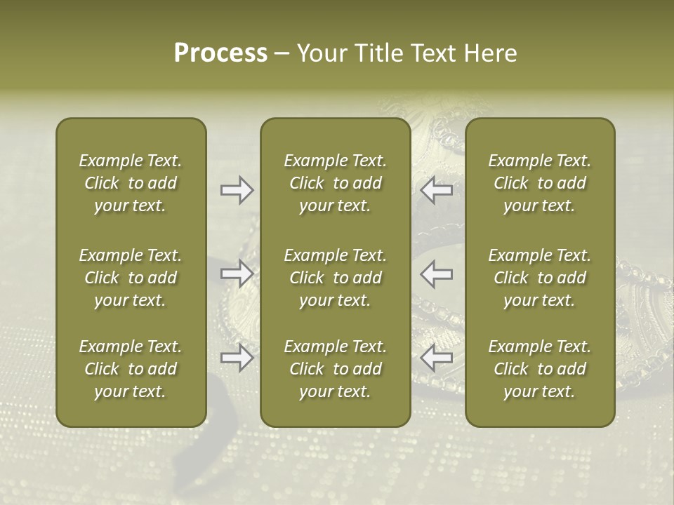 A Silver Mask On A Green Background With A Black Ribbon PowerPoint Template