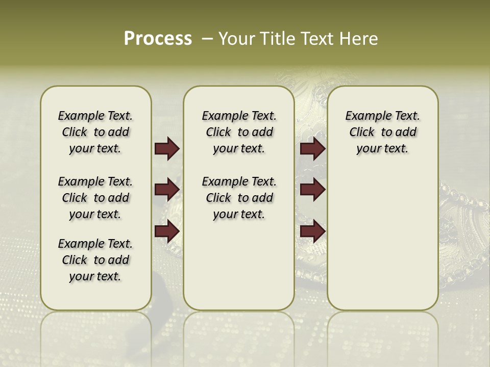 A Silver Mask On A Green Background With A Black Ribbon PowerPoint Template