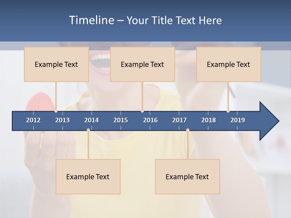 A Woman Holding A Piece Of Fruit In Her Hand PowerPoint Template