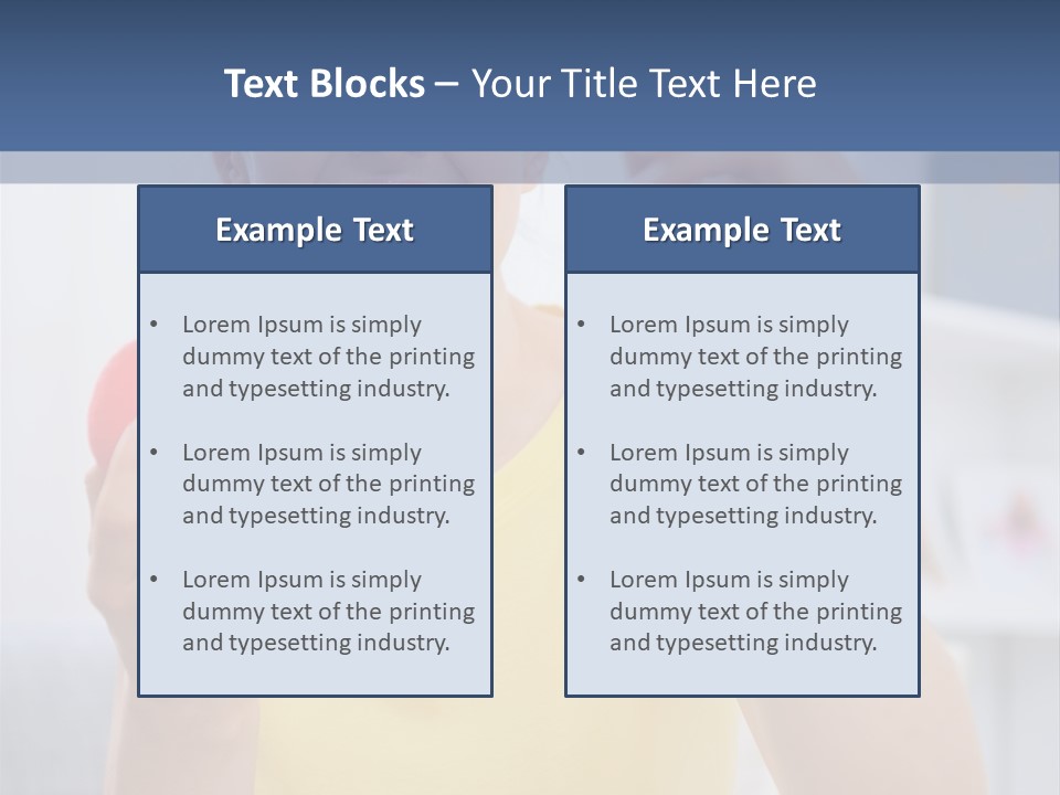 A Woman Holding A Piece Of Fruit In Her Hand PowerPoint Template