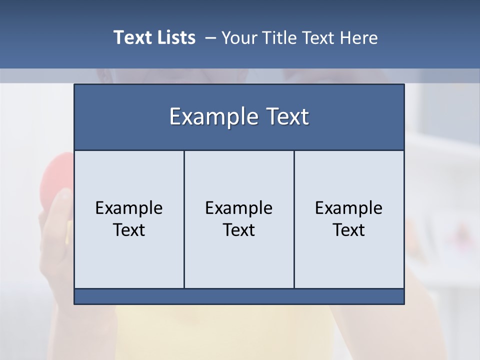 A Woman Holding A Piece Of Fruit In Her Hand PowerPoint Template