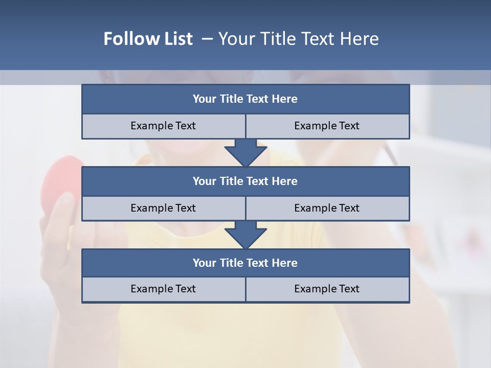 A Woman Holding A Piece Of Fruit In Her Hand PowerPoint Template