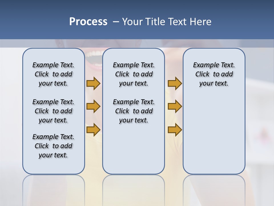 A Woman Holding A Piece Of Fruit In Her Hand PowerPoint Template