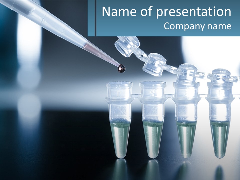 A Medical Powerpoint Presentation Is Shown PowerPoint Template