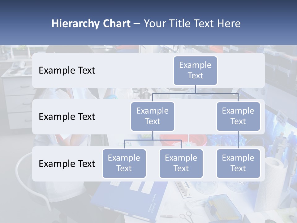 A Woman In A Lab Coat Is Doing Something PowerPoint Template