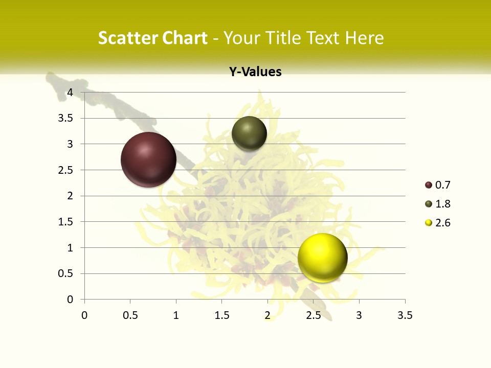 A Yellow Flower With A White Background PowerPoint Template