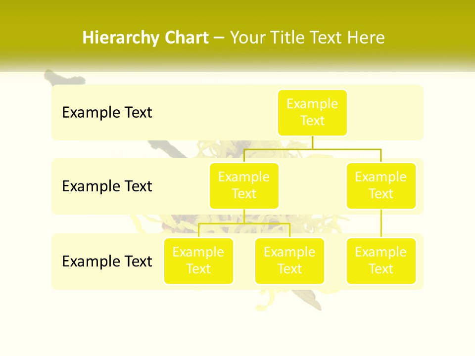 A Yellow Flower With A White Background PowerPoint Template