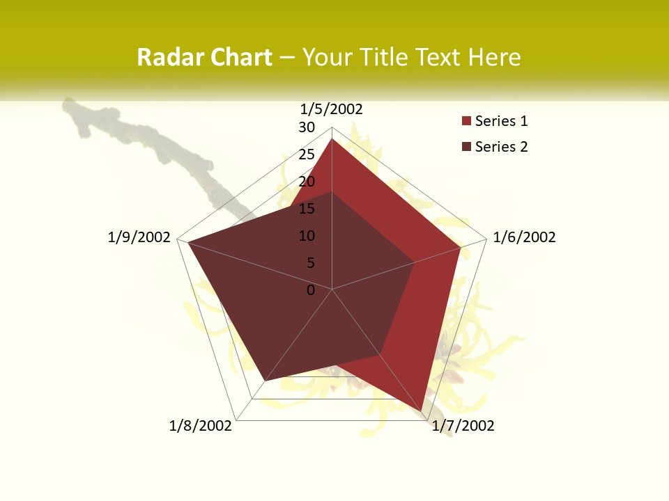 A Yellow Flower With A White Background PowerPoint Template