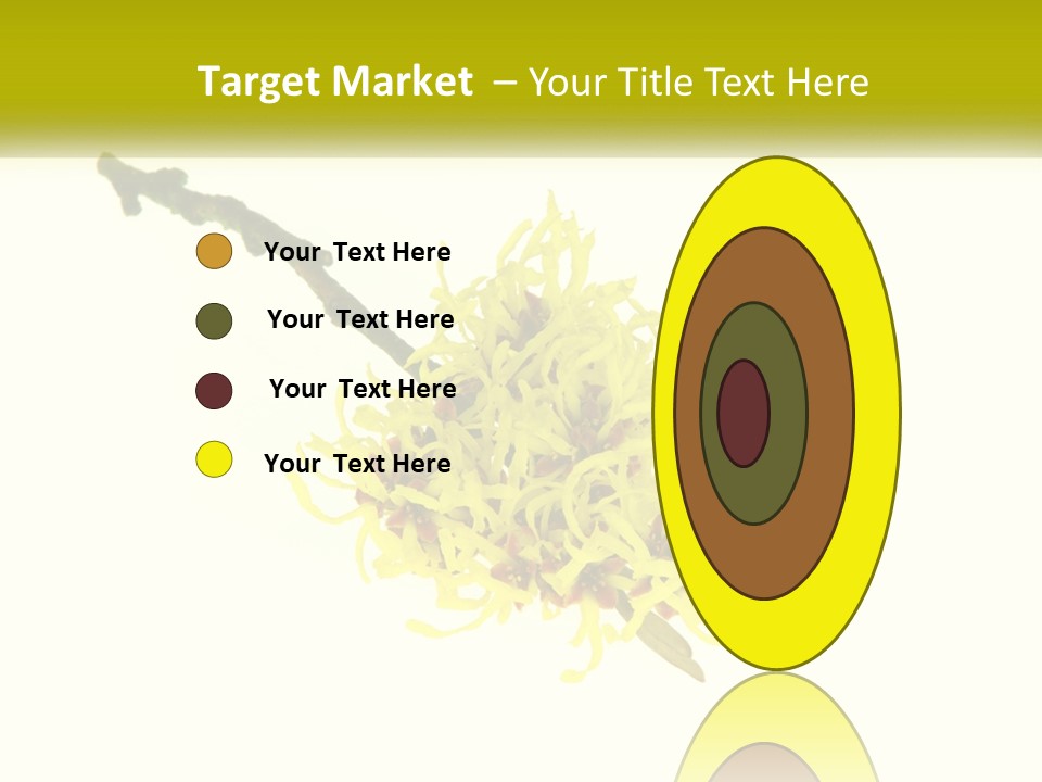 A Yellow Flower With A White Background PowerPoint Template