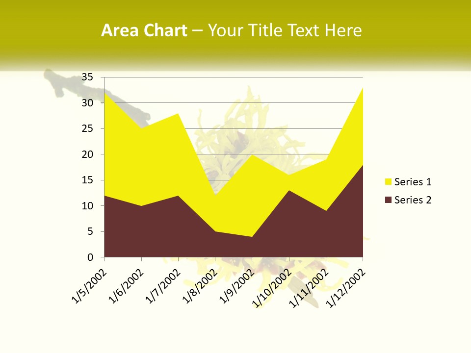 A Yellow Flower With A White Background PowerPoint Template