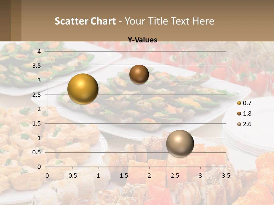 A Table With Plates Of Food On It PowerPoint Template