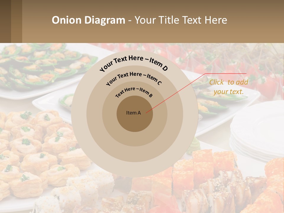 A Table With Plates Of Food On It PowerPoint Template