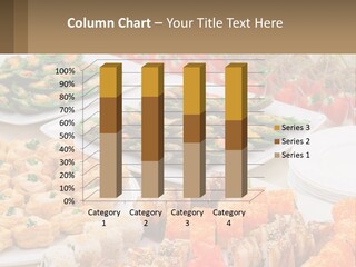 A Table With Plates Of Food On It PowerPoint Template
