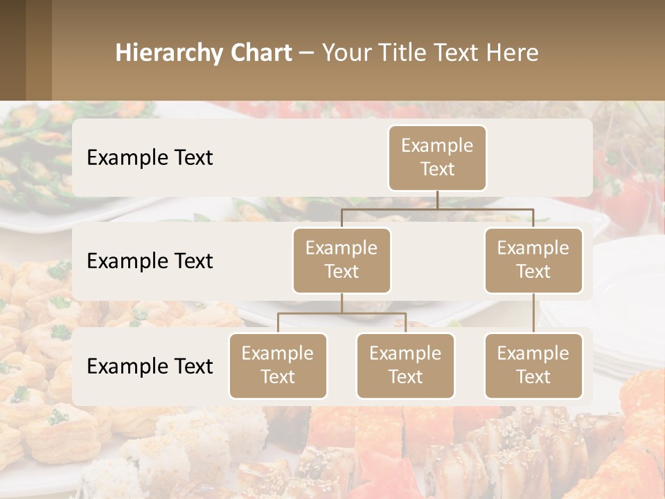 A Table With Plates Of Food On It PowerPoint Template