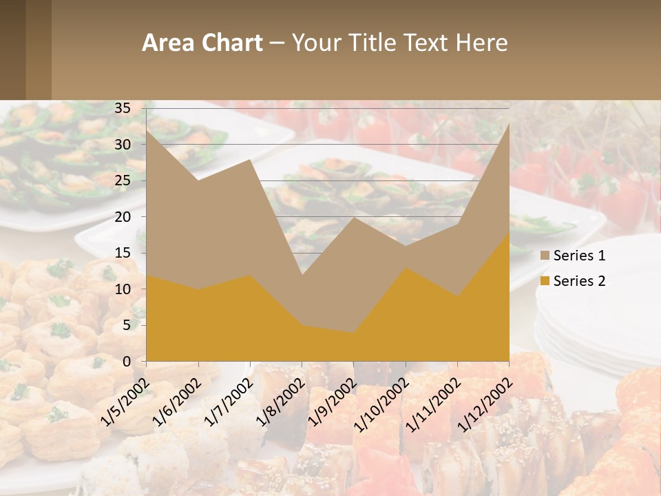 A Table With Plates Of Food On It PowerPoint Template