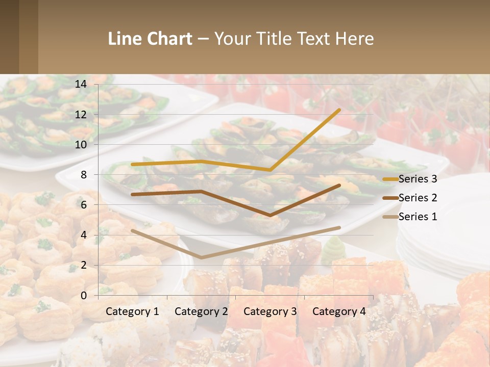 A Table With Plates Of Food On It PowerPoint Template