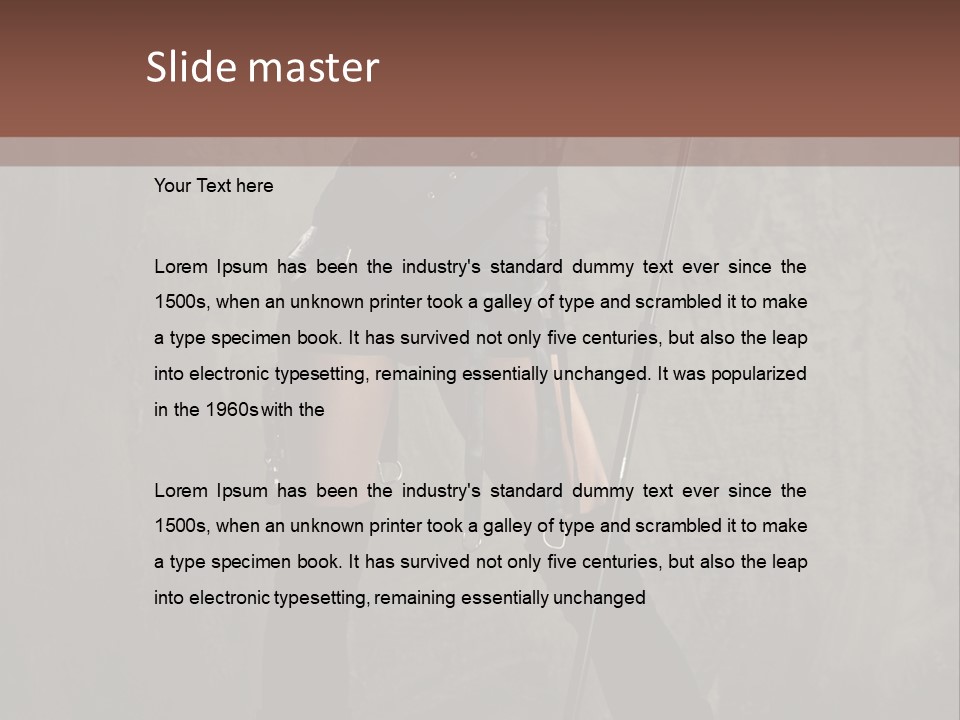 A Woman In A Black Dress Holding A Microphone PowerPoint Template