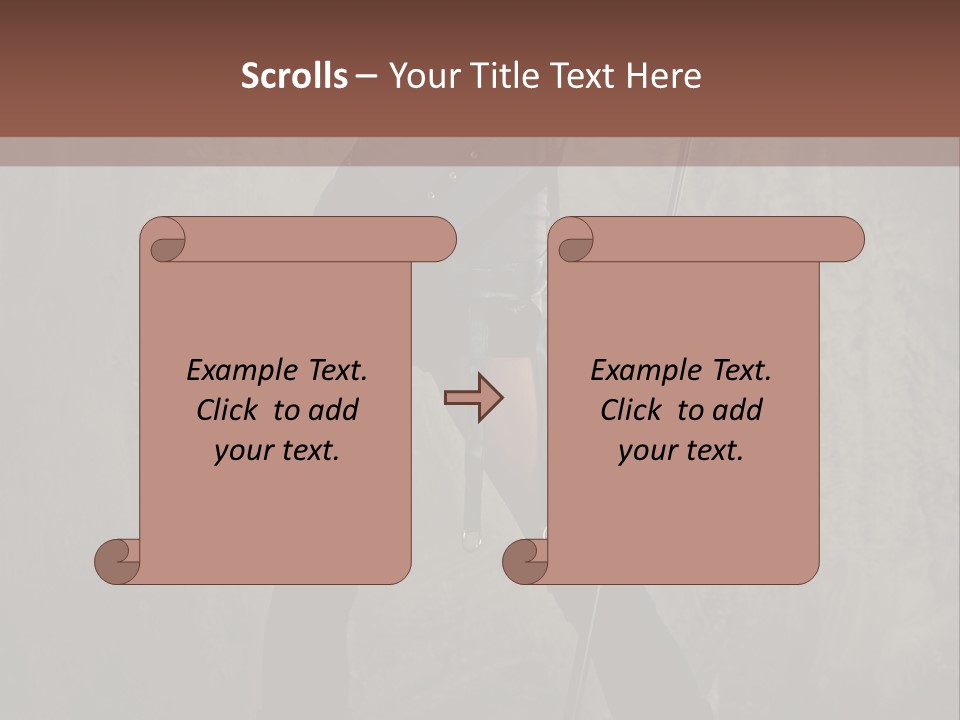 A Woman In A Black Dress Holding A Microphone PowerPoint Template