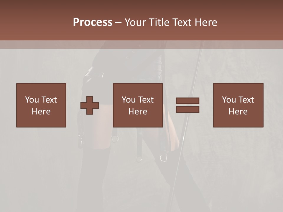 A Woman In A Black Dress Holding A Microphone PowerPoint Template