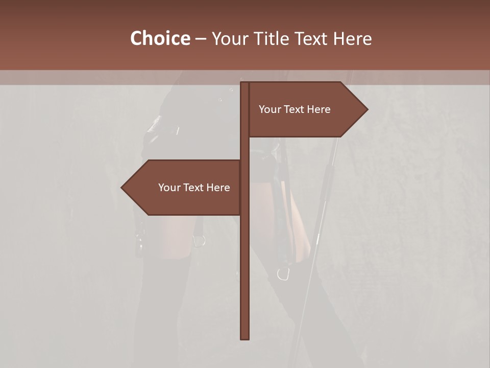 A Woman In A Black Dress Holding A Microphone PowerPoint Template