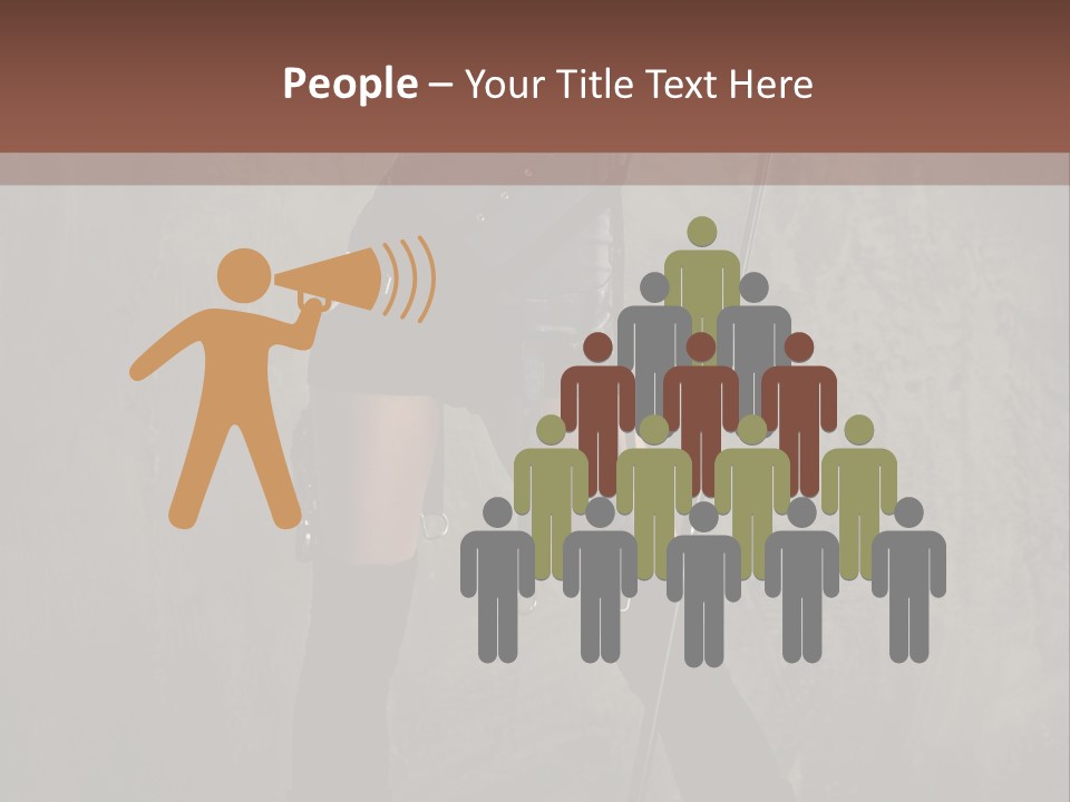 A Woman In A Black Dress Holding A Microphone PowerPoint Template