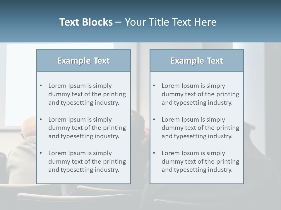 A Woman Giving A Presentation To A Group Of People PowerPoint Template