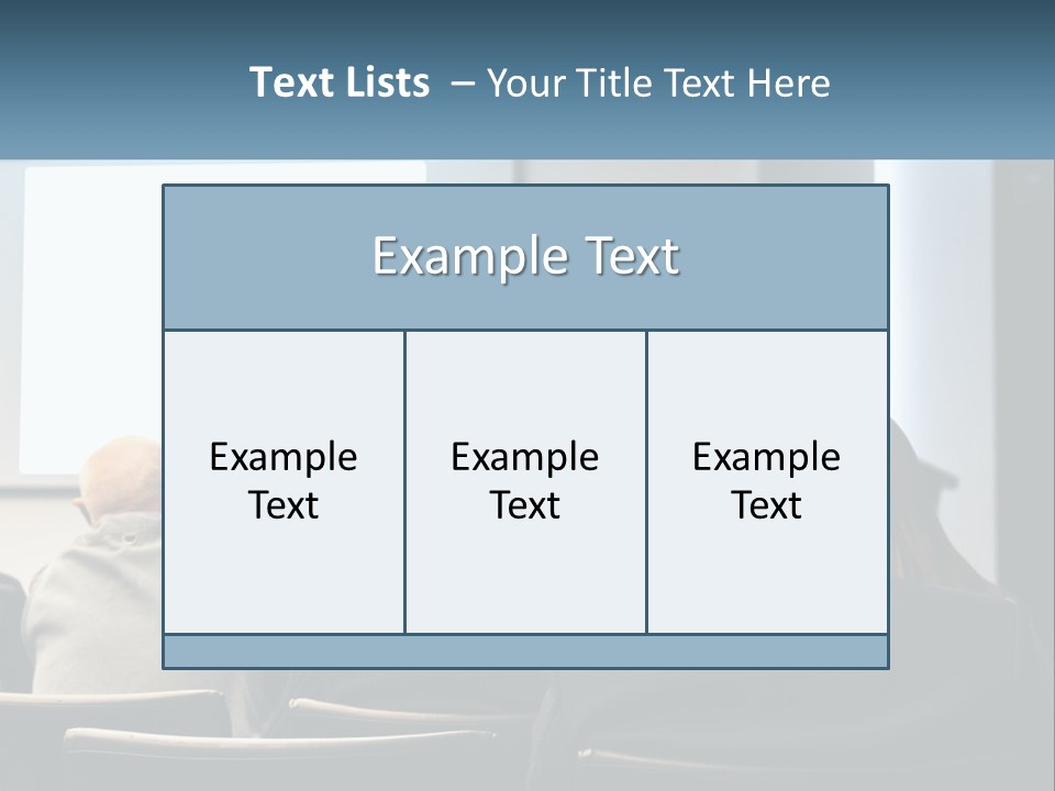 A Woman Giving A Presentation To A Group Of People PowerPoint Template