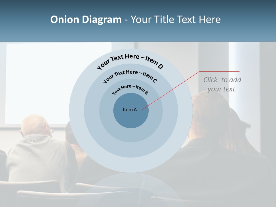 A Woman Giving A Presentation To A Group Of People PowerPoint Template