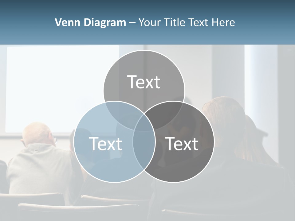 A Woman Giving A Presentation To A Group Of People PowerPoint Template