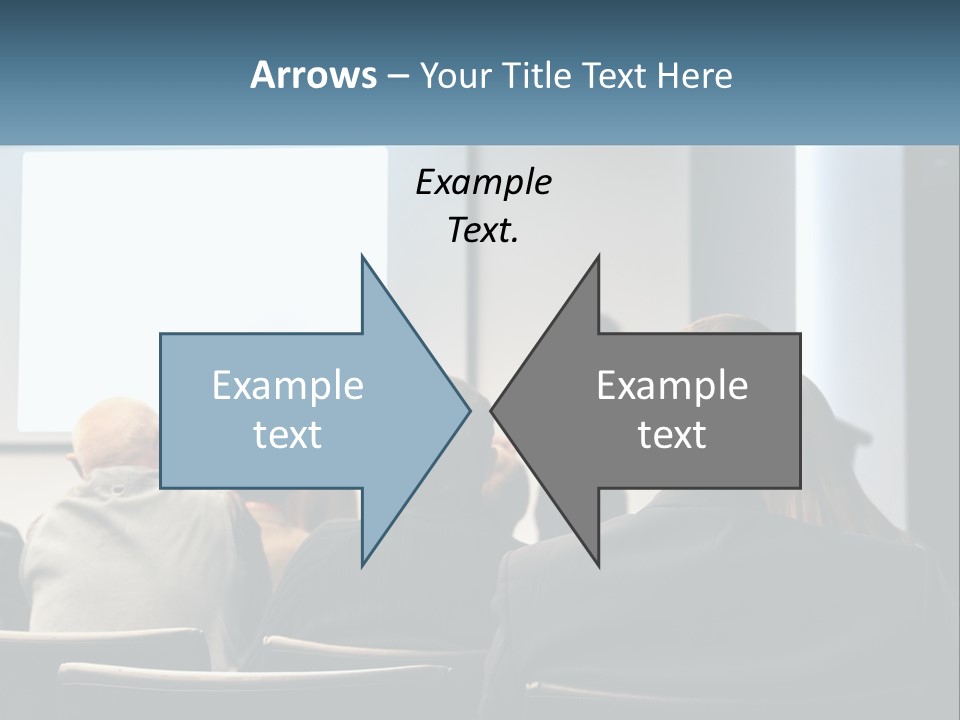 A Woman Giving A Presentation To A Group Of People PowerPoint Template