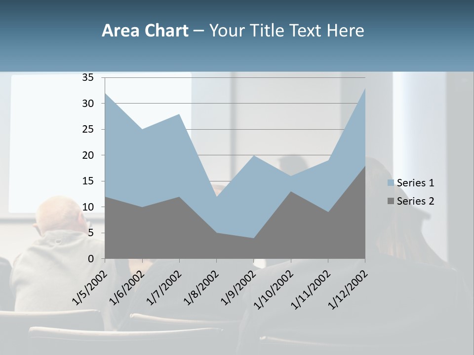 A Woman Giving A Presentation To A Group Of People PowerPoint Template