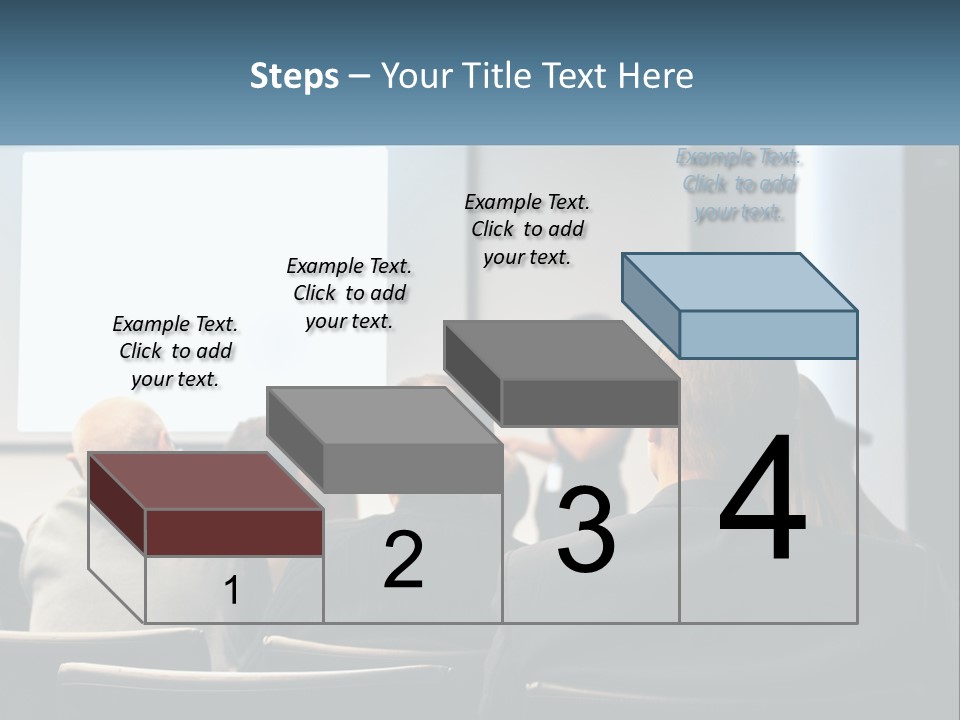 A Woman Giving A Presentation To A Group Of People PowerPoint Template
