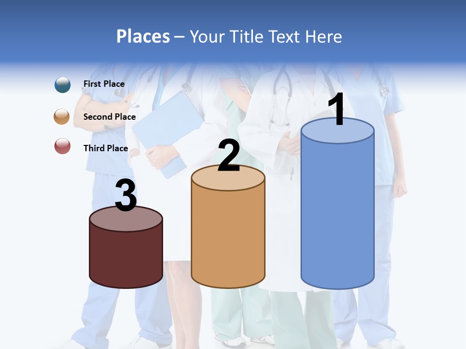 A Group Of Medical Professionals Standing Together PowerPoint Template