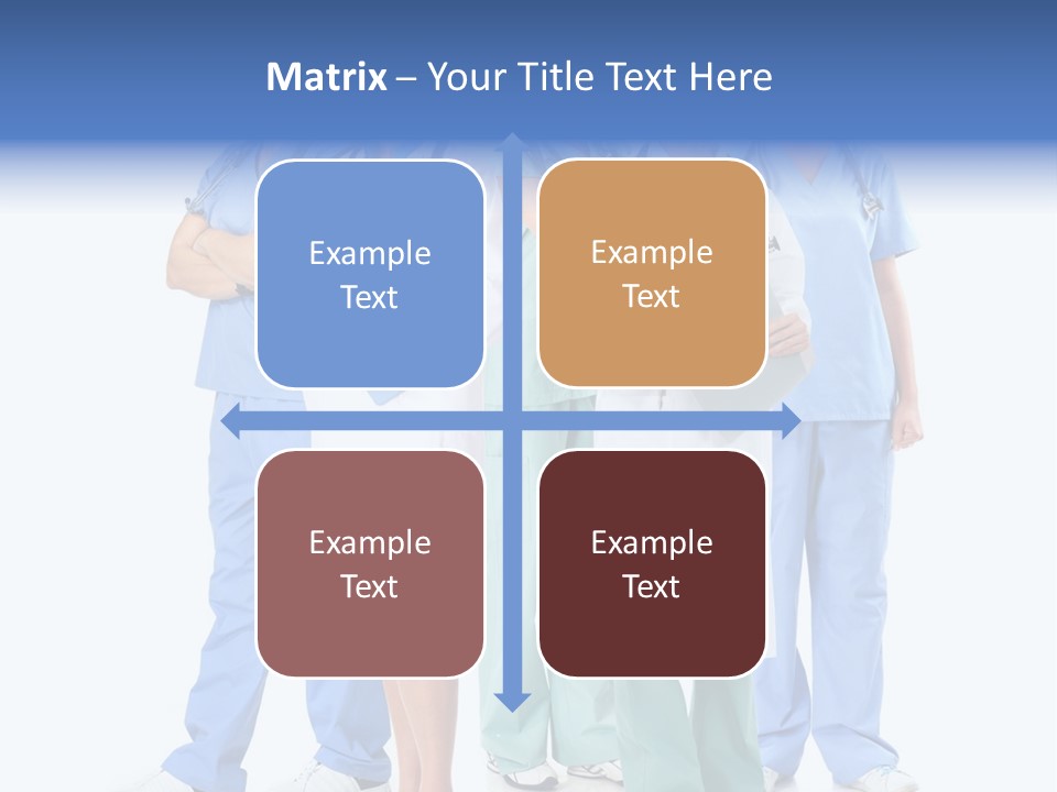 A Group Of Medical Professionals Standing Together PowerPoint Template