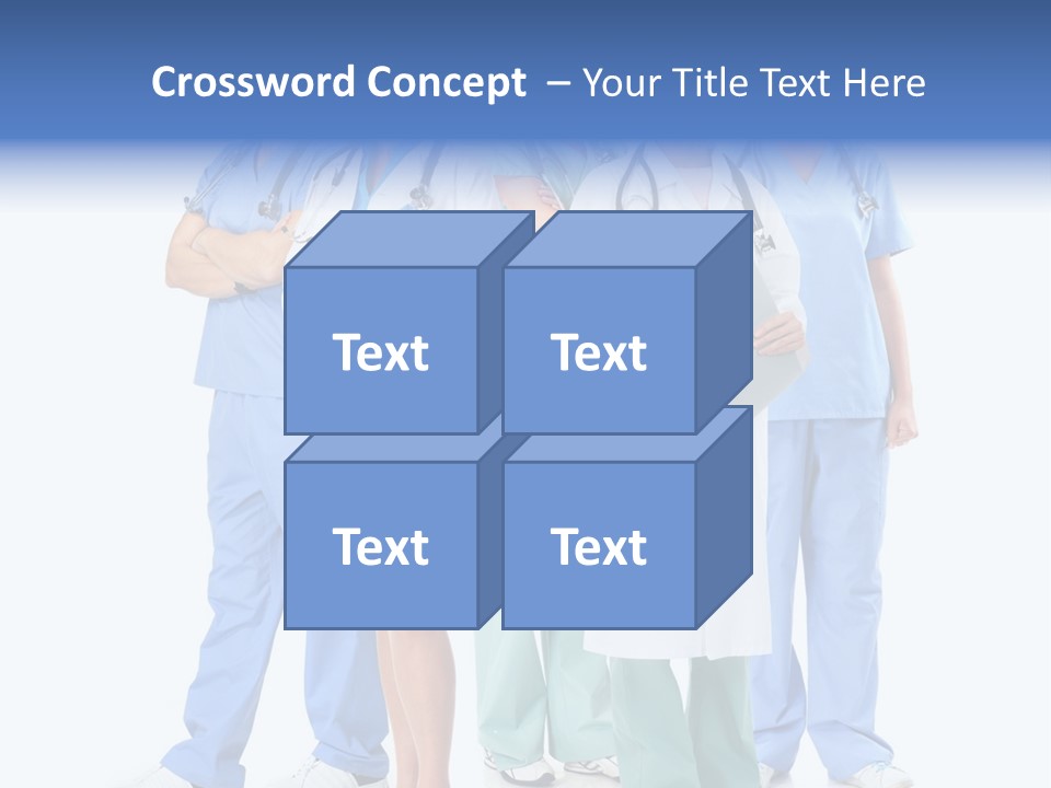 A Group Of Medical Professionals Standing Together PowerPoint Template