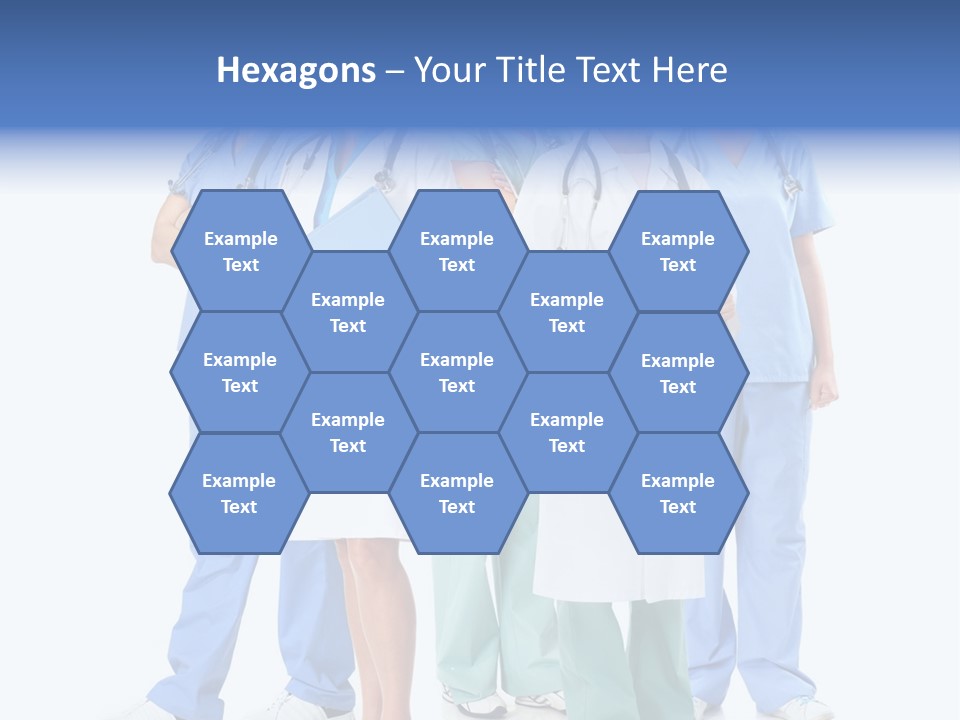 A Group Of Medical Professionals Standing Together PowerPoint Template