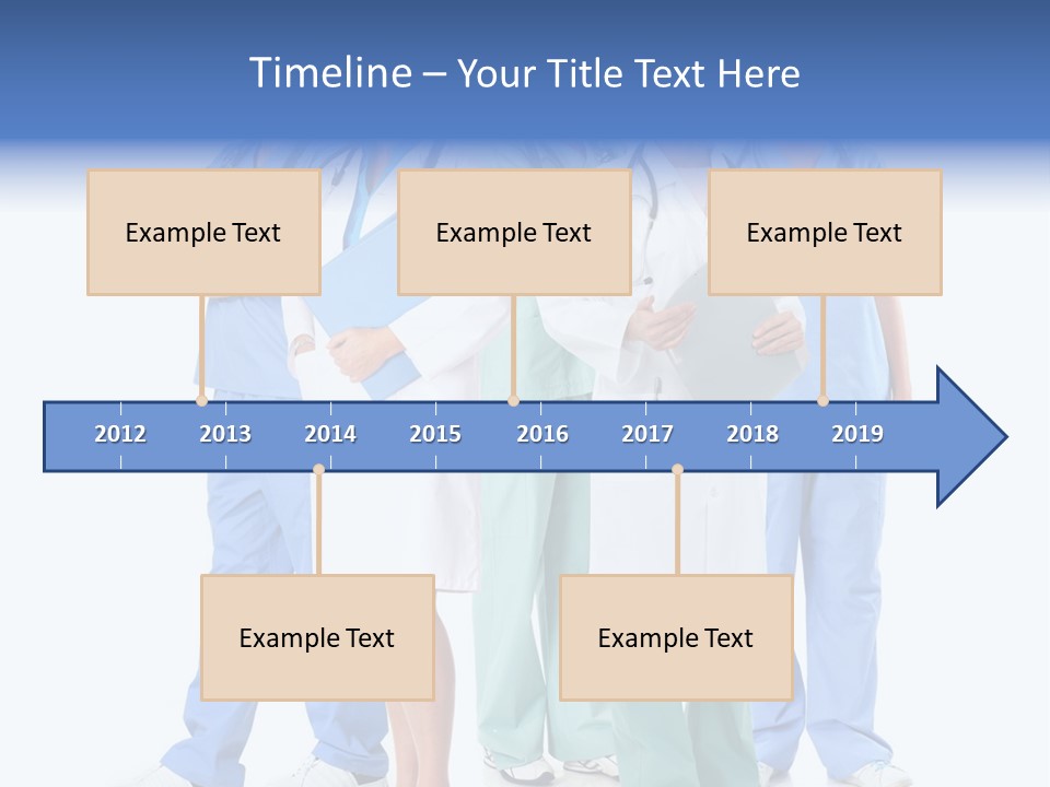 A Group Of Medical Professionals Standing Together PowerPoint Template