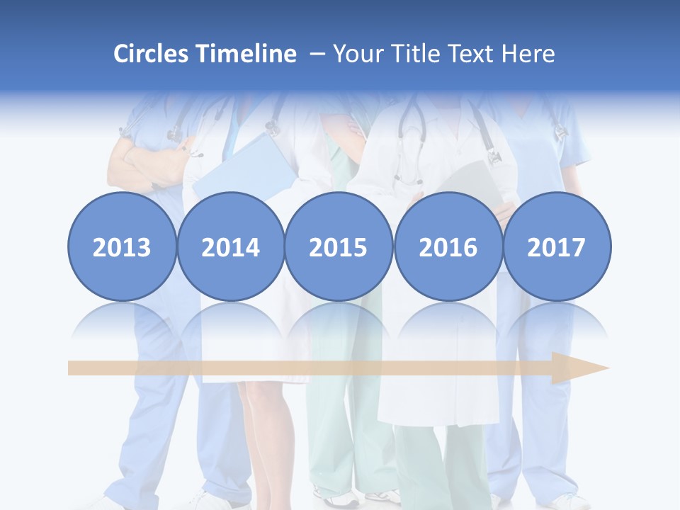 A Group Of Medical Professionals Standing Together PowerPoint Template