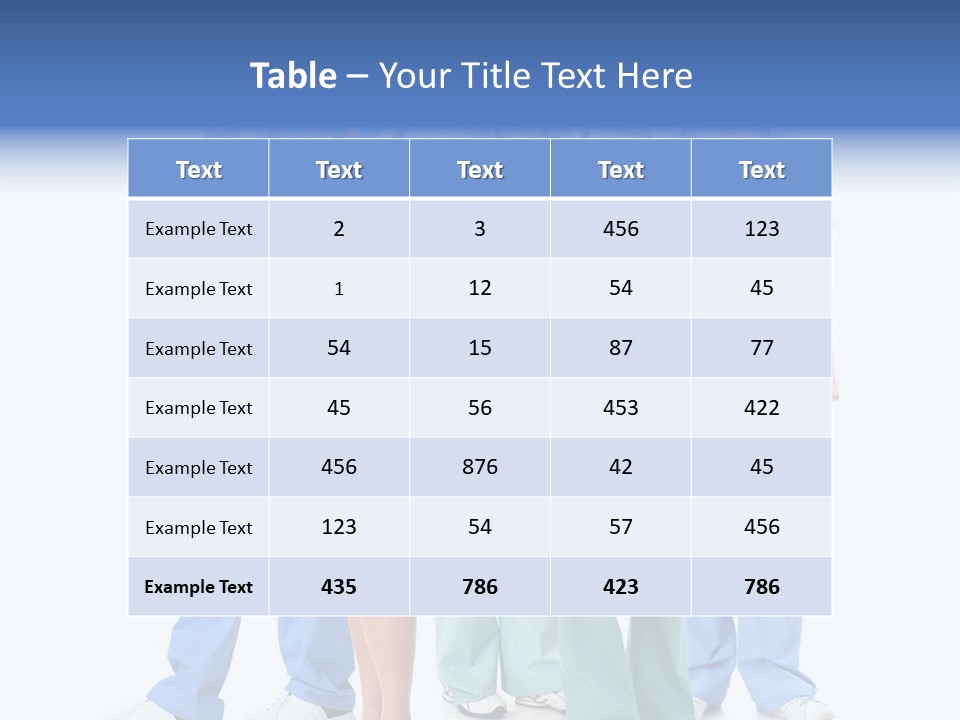 A Group Of Medical Professionals Standing Together PowerPoint Template