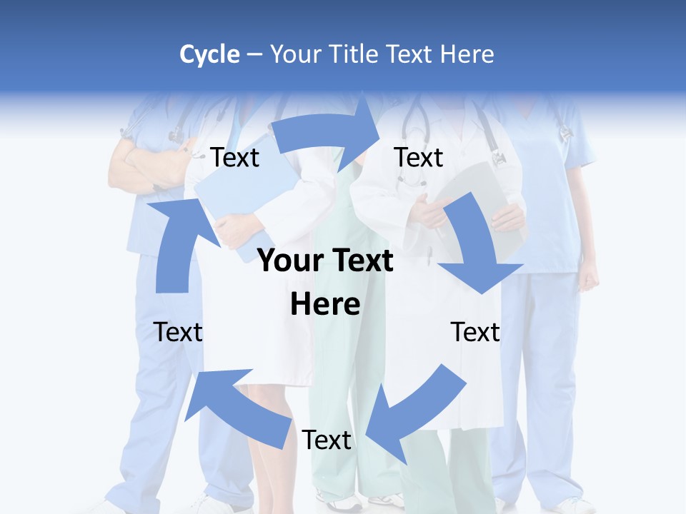 A Group Of Medical Professionals Standing Together PowerPoint Template