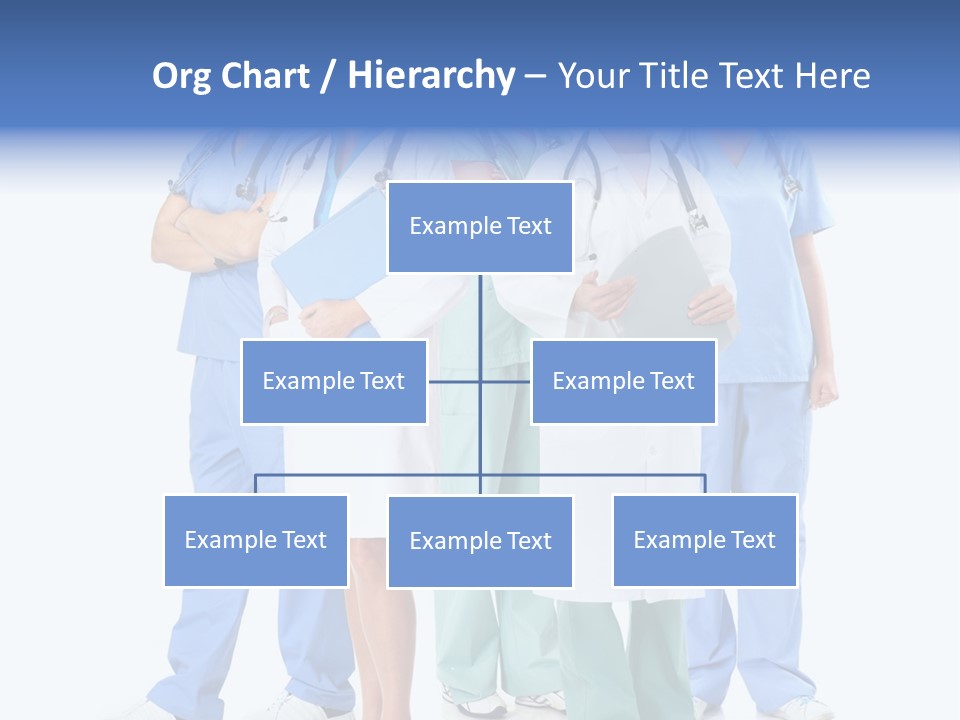 A Group Of Medical Professionals Standing Together PowerPoint Template