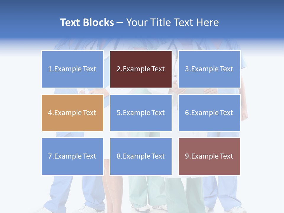 A Group Of Medical Professionals Standing Together PowerPoint Template