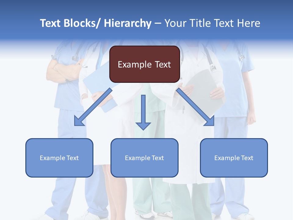 A Group Of Medical Professionals Standing Together PowerPoint Template