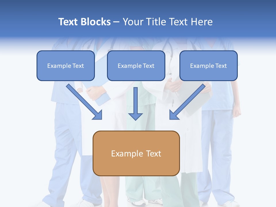 A Group Of Medical Professionals Standing Together PowerPoint Template
