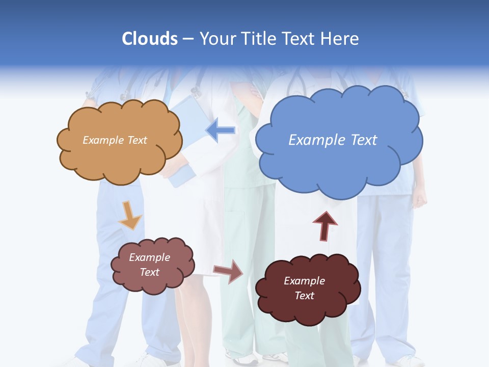 A Group Of Medical Professionals Standing Together PowerPoint Template