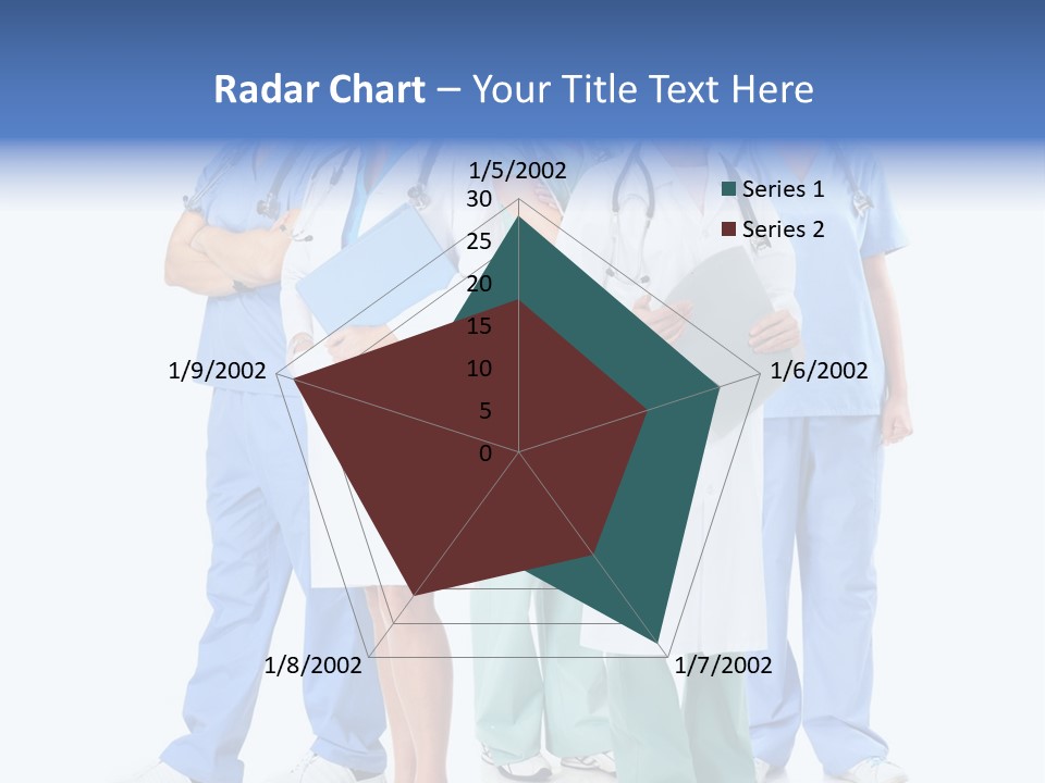 A Group Of Medical Professionals Standing Together PowerPoint Template