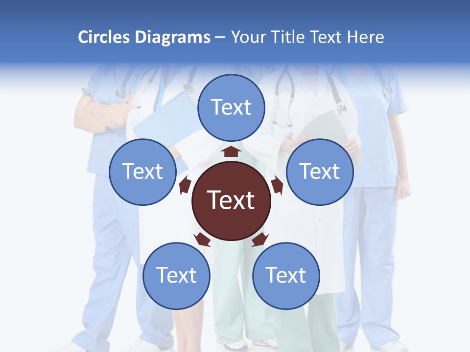 A Group Of Medical Professionals Standing Together PowerPoint Template