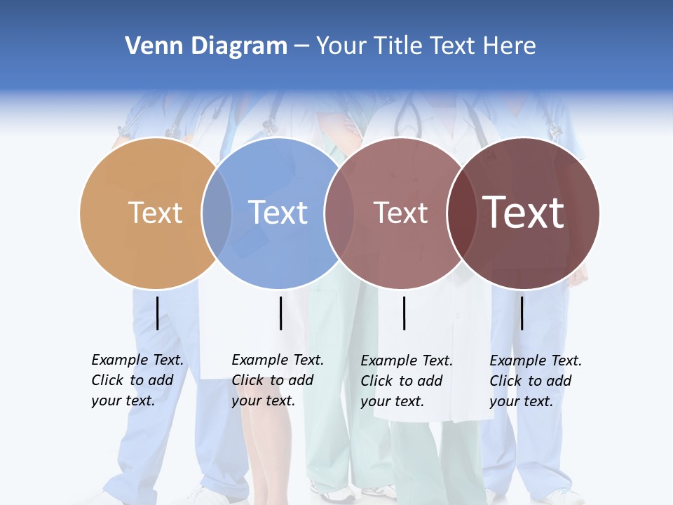 A Group Of Medical Professionals Standing Together PowerPoint Template